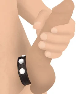 Strict Leather Penis Rings>Leather Speed Snap Cock Ring