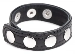 Strict Leather Penis Rings>Leather Speed Snap Cock Ring