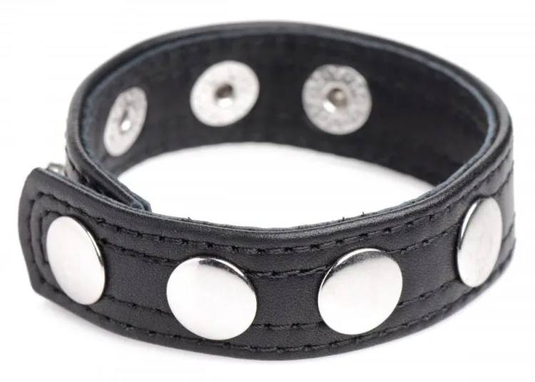 Strict Leather Penis Rings>Leather Speed Snap Cock Ring
