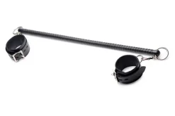 Strict Leather Sex Furniture, Swings, & More | Sex Furniture>Leather Wrapped Spreader Bar with Cuffs