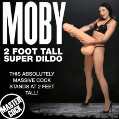 Master Cock Large Dildos | Realistic Dildos>Light Moby 2 Foot Tall Super Dildo