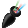 Booty Sparks Jewel Butt Plugs | Anal Starter Toys>Light Up Silicone Anal Plug