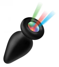 Booty Sparks Jewel Butt Plugs | Anal Starter Toys>Light Up Silicone Anal Plug