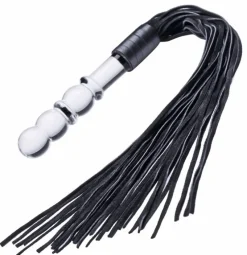 Prisms Erotic Glass Impact: Whips, Crops & Spankers | Glass Dildos>Lignam Glass Dildo Flogger