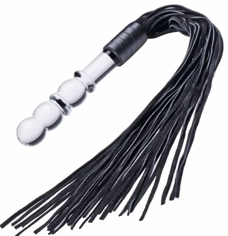 Prisms Erotic Glass Impact: Whips, Crops & Spankers | Glass Dildos>Lignam Glass Dildo Flogger