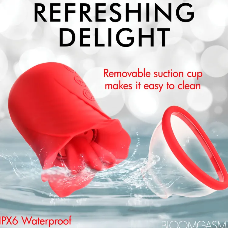 Bloomgasm Silicone Vibrators | Waterproof Vibrators>Lily Lover Sucking & Vibrating Clitoral Stimulator