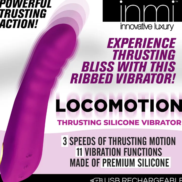 Inmi Silicone Vibrators | Unique Vibrators>Locomotion Thrusting Silicone Vibrator