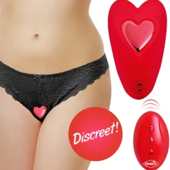 Frisky Wearable & Panty Vibrators | Bullet & Egg Vibrators>Love Connection Silicone Panty Vibe with Remote Control