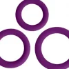Curve Toys Penis Rings | Travel Essentials>Love Ring Trio Silicone Cock Rings