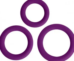 Curve Toys Penis Rings | Travel Essentials>Love Ring Trio Silicone Cock Rings