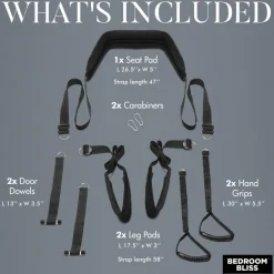 Bedroom Bliss Travel Essentials | Starter Bdsm & Bondage Kits>Lover's Door Swing