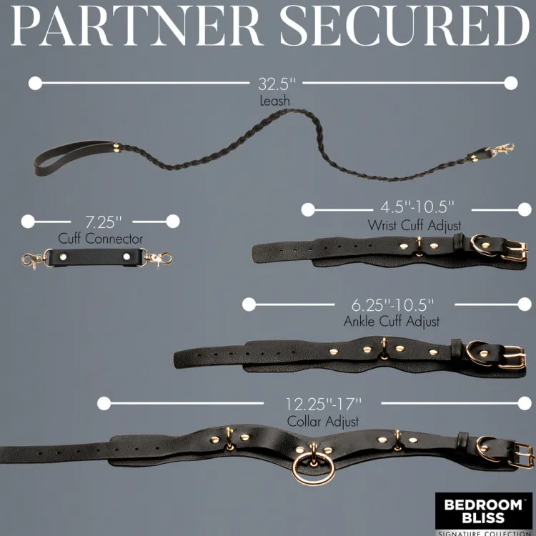 Bedroom Bliss Leashes & Collars | Wrist & Ankle Cuffs>Lover's Restraint Set