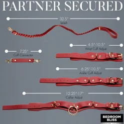 Bedroom Bliss Leashes & Collars | Wrist & Ankle Cuffs><noscript><img width=