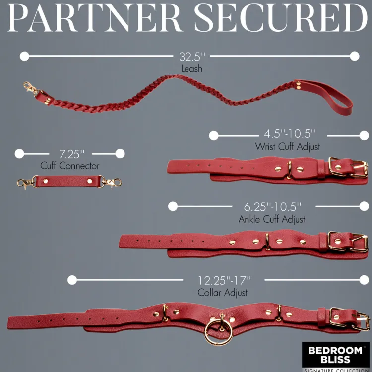 Bedroom Bliss Leashes & Collars | Wrist & Ankle Cuffs>Lover's Restraint Set