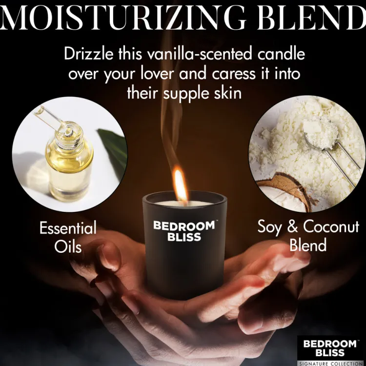 Bedroom Bliss Sensation Play, Tools & Accessories | Adult Massage>Lover's Vanilla Massage Candle