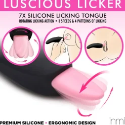 Inmi Silicone Vibrators | Waterproof Vibrators>Luscious Licker 7X Silicone Licking Tongue