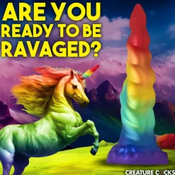 Creature Cocks Silicone Dildos | Harness Compatible Dildos>Magic Rider Unicorn Silicone Dildo