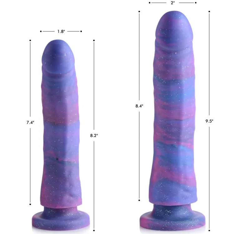 Strap U Anal Pegging Toys | Silicone Dildos>Magic Stick Glitter Silicone Dildo