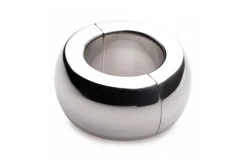 Master Series Cock & Ball Devices | Penis Rings>Magnet Master Stainless Steel Ball Stretcher