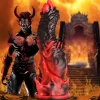 Creature Cocks Silicone Dildos | Non-Representational Dildos>Mephisto Silicone Dildo