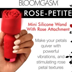 Bloomgasm Travel Essentials | Silicone Vibrators>Mini Pleasure Rose-Petite Silicone Rose Wand