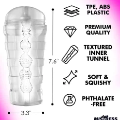 Mistress Pocket Pussy & Porn Star Masturbators>Brianna Diamond Clear Deluxe Ass Stroker