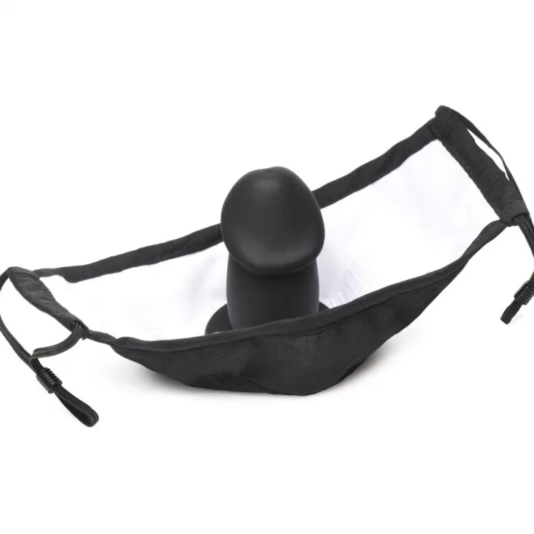 Master Series Ball Gags & Mouth Restraints | Masks & Dress-Up Accessories>Mouth-Full Dildo Face Mask