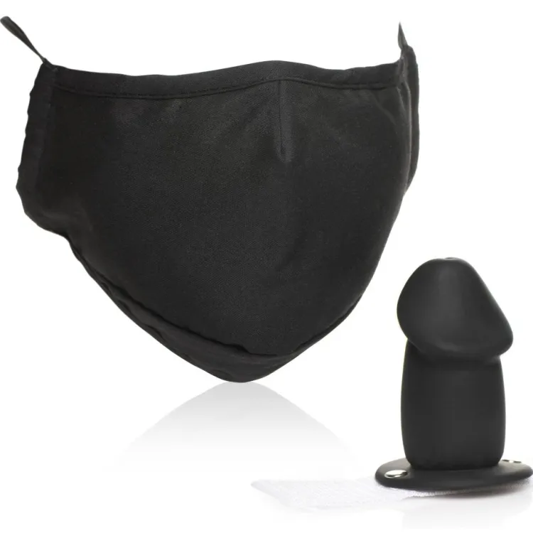 Master Series Ball Gags & Mouth Restraints | Masks & Dress-Up Accessories>Mouth-Full Dildo Face Mask