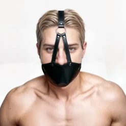 STRICT Ball Gags & Mouth Restraints | Masks & Dress-Up Accessories>Muzzle Harness with Ball Gag