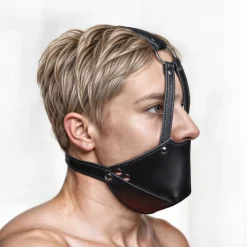 STRICT Ball Gags & Mouth Restraints | Masks & Dress-Up Accessories>Muzzle Harness with Ball Gag