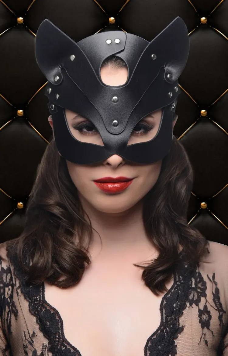 Master Series Ball Gags & Mouth Restraints | Masks & Dress-Up Accessories>Naughty Kitty Cat Mask