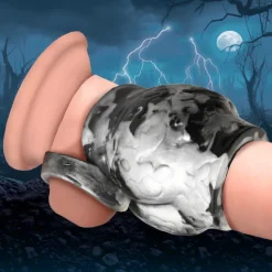 Creature Cocks Penis Rings | Penis Extenders & Sleeves>Night Prowler Silicone Girth Enhancer with Ball Strap