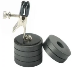 Kink Industries Nipple Clamps & Stimulators>Nipple Clamps with Magnetic Weights