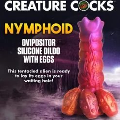 Creature Cocks Silicone Dildos | Non-Representational Dildos>Nymphoid Ovipositor Silicone Dildo