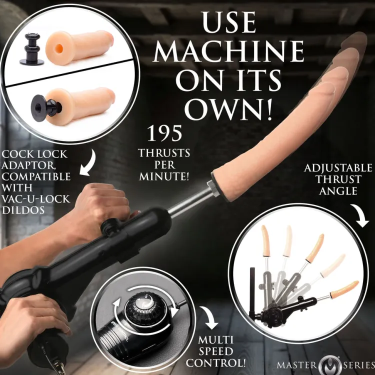 Master Series Sex Furniture, Swings, & More | Sex Furniture>Obedience Chair with Sex Machine