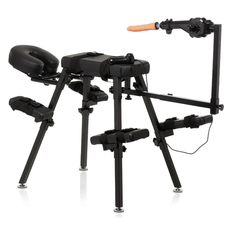 Master Series Sex Furniture, Swings, & More | Sex Furniture>Obedience Chair with Sex Machine