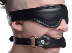 STRICT Ball Gags & Mouth Restraints | Masks & Dress-Up Accessories>Padded Blindfold and Gag Set