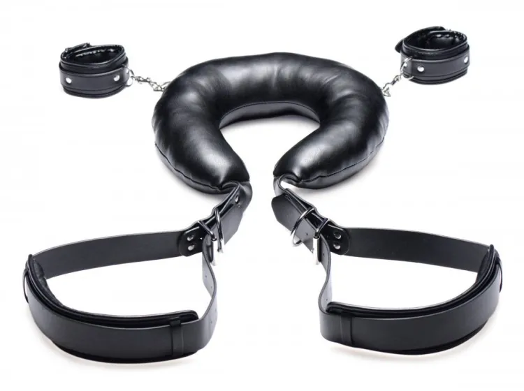 STRICT Starter Bdsm & Bondage Kits | Sex Furniture, Swings, & More>Padded Thigh Sling with Wrist Cuffs