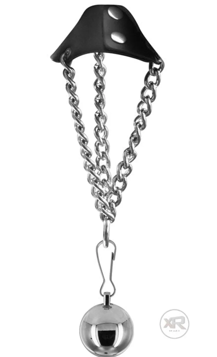 Strict Leather Cock & Ball Devices | Penis Rings>Parachute Stretcher with Ball Weight
