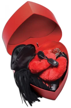 Frisky Sex Toy Kits & Collections | Starter Bdsm & Bondage Kits>Passion Fetish Kit with Heart Gift Box