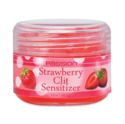Passion Lubricants Travel Essentials | Sensation Play, Tools & Accessories>Passion Strawberry Clit Sensitizer