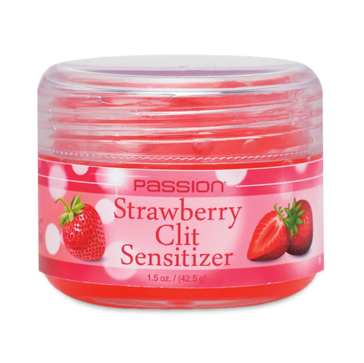 Passion Lubricants Travel Essentials | Sensation Play, Tools & Accessories>Passion Strawberry Clit Sensitizer