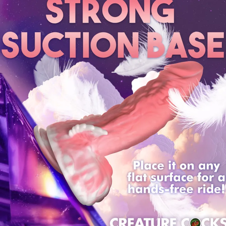 Creature Cocks Silicone Dildos | Harness Compatible Dildos>Pegasus Pecker Winged Silicone Dildo