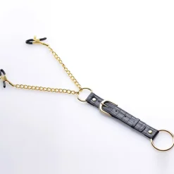 Master Series Nipple Clamps & Stimulators | Penis Rings>Penitentary Nipple Clamps and Cock Ring