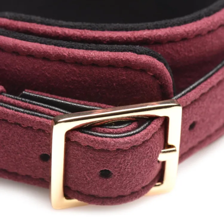 Master Series Leashes & Collars | Wrist & Ankle Cuffs>6 Piece Velvet Bondage Set
