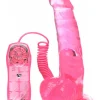 Trinity Vibes Vibrating Dildos | Insertable & Realistic Dildo Vibrators>Pink 7.5 Inch Suction Cup Vibrating Dildo