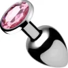 Booty Sparks Jewel Butt Plugs | Anal Starter Toys>Pink Gem Anal Plug