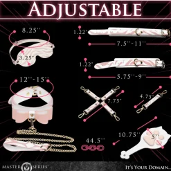 Master Series Leashes & Collars | Wrist & Ankle Cuffs><noscript><img width=