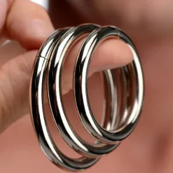 Kink Industries Penis Rings>3pk Steel Cock Rings