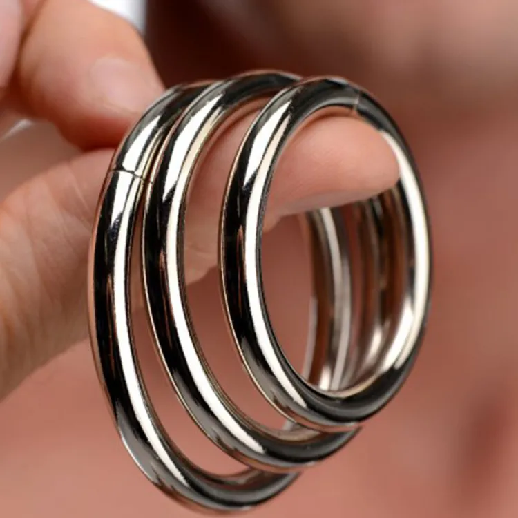 Kink Industries Penis Rings>3pk Steel Cock Rings